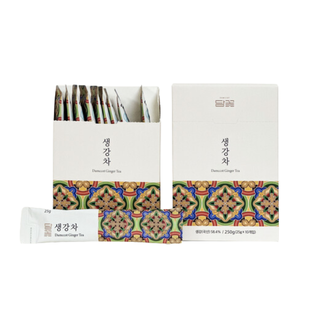 Damccot Ginger Tea Gift Set  담꽃 생강차 선물 셋트 (25g x 20)