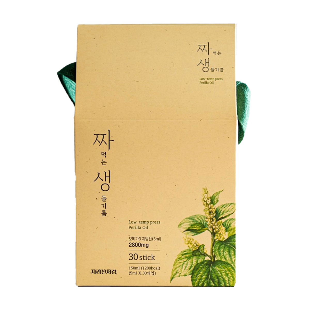 Low-temp Pressed Perilla Oil 행복한 정은씨 지리산처럼 짜먹는 생들기름 스틱형